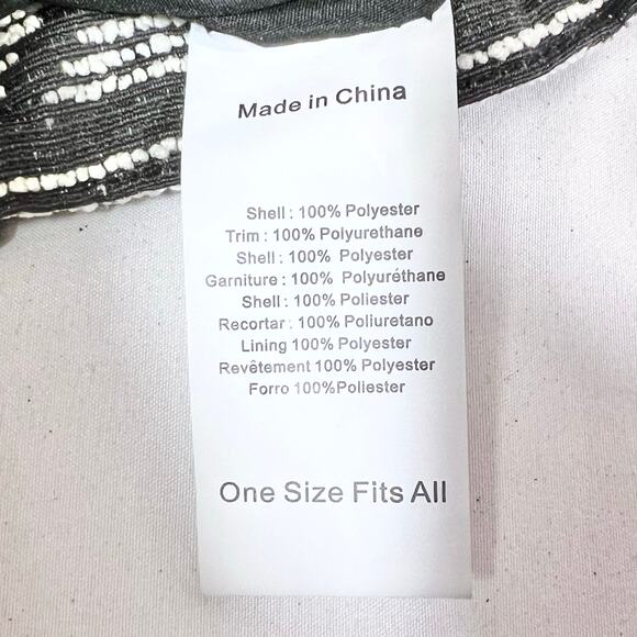 Vans Newsome Bucket Backpack Black Grey Aztec Tribal Print Faux Leather New - Picture 11 of 14